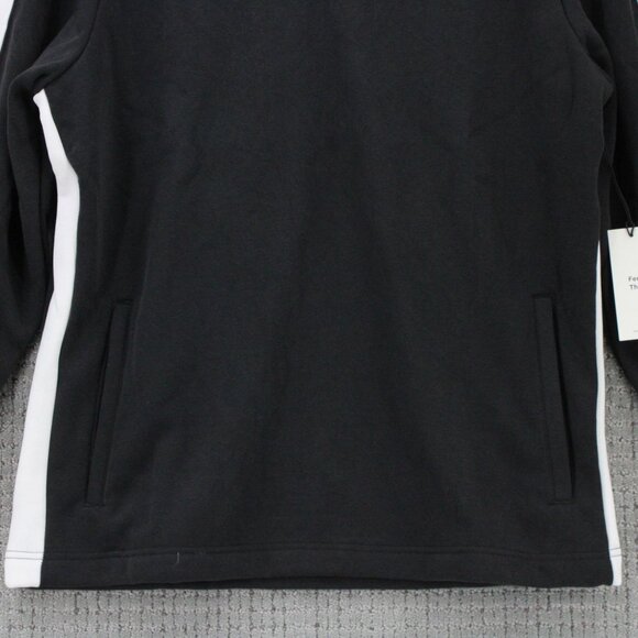 Swet Tailor Sweater Mens Medium M Black Stretch Microfleece Quarter Zip NWT - Picture 4 of 9